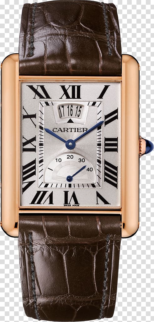 Cartier Tank Anglaise Watchmaker, Men's Watches transparent background PNG clipart