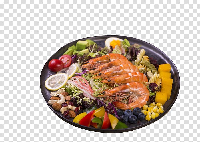 Plateau de fruits de mer Seafood Salad Platter, Seafood platter of fruits and vegetables transparent background PNG clipart