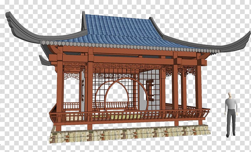 Gazebo Chinese pavilion Chinese architecture, Ancient Family house creative transparent background PNG clipart