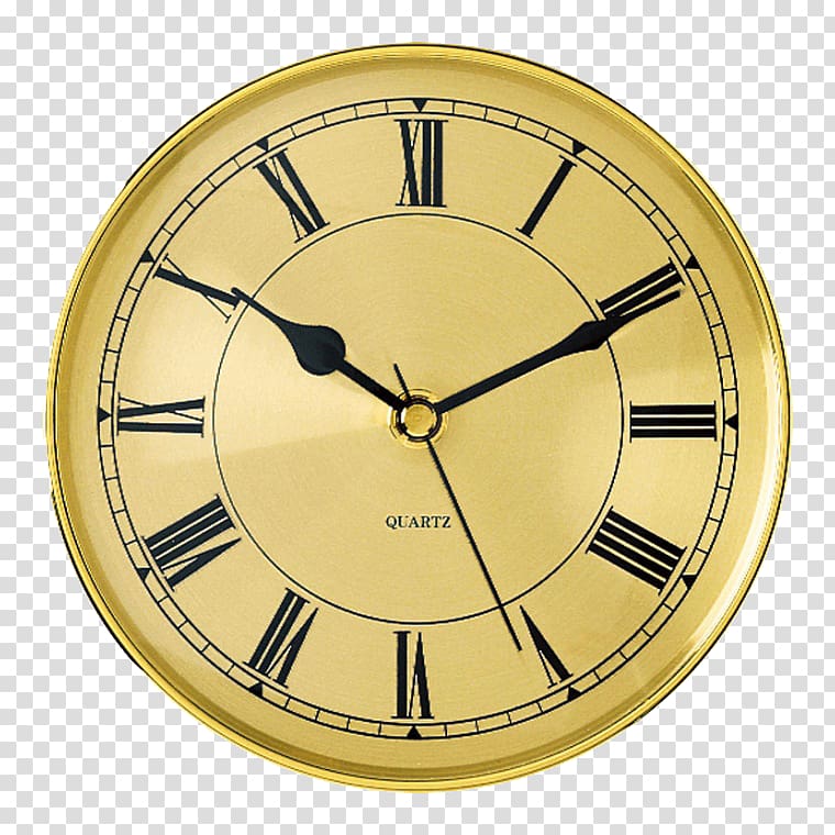 Quartz clock Movement Longcase clock Mantel clock, European-style alarm clock transparent background PNG clipart