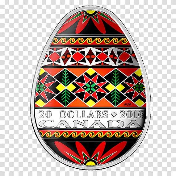 Pysanka Silver coin Canada, Coin transparent background PNG clipart