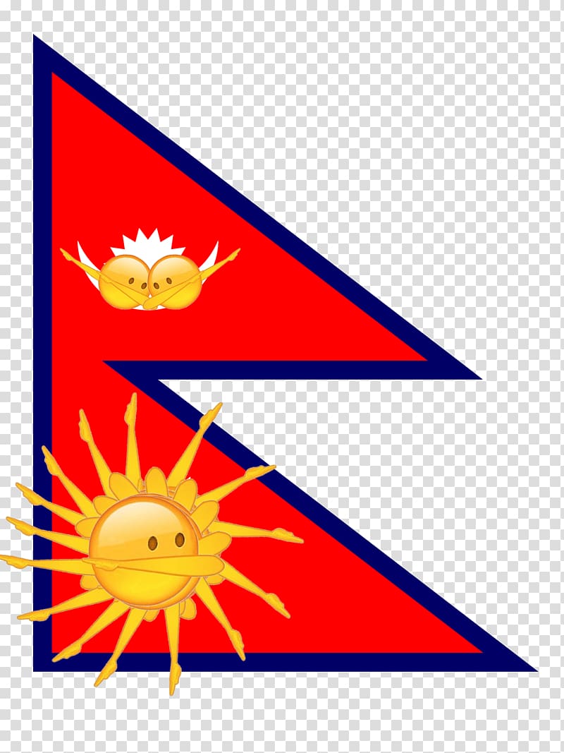 Largest Human Flag of Nepal Nepali language, Flag transparent background PNG clipart