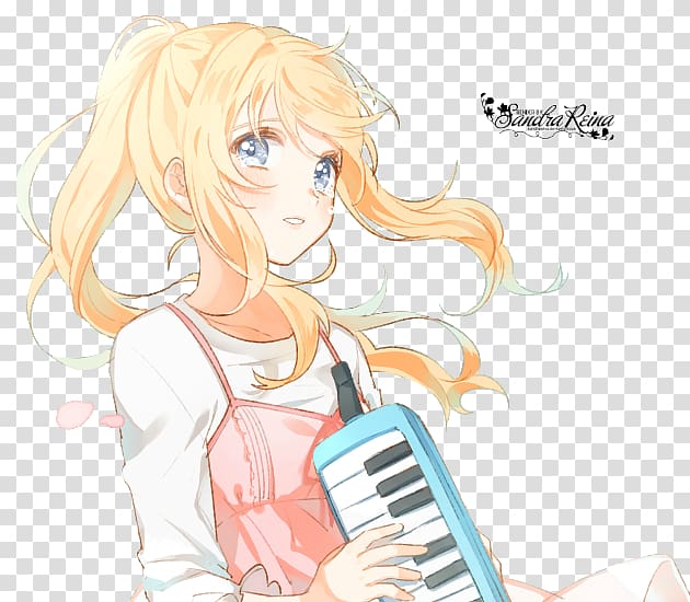 Kaori Your Lie in April Anime Music Phrase, shigatsu wa kimi no uso, cg  Artwork, fictional Character, violin png