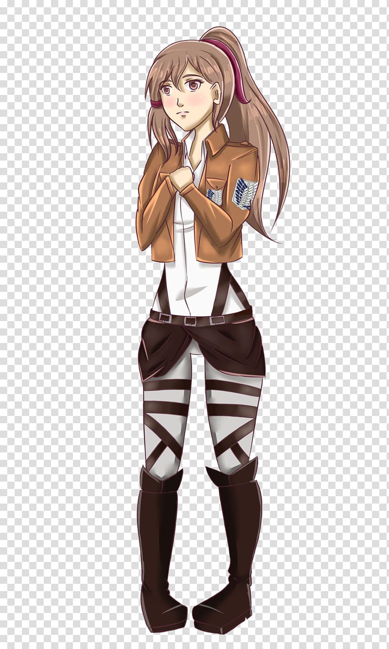 Attack on Titan Anime Drawing Art Asuna, Anime transparent background PNG clipart