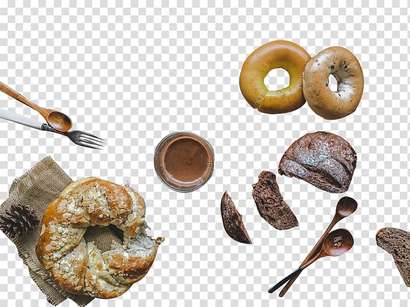 Whole wheat bread Toast Breakfast, Doughnut,Whole wheat bread transparent background PNG clipart