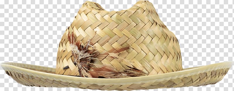 Straw hat Boater Cap, Hat transparent background PNG clipart