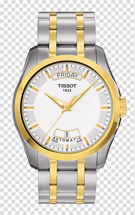 Tissot Watch Swiss made Retail Strap, watch transparent background PNG clipart