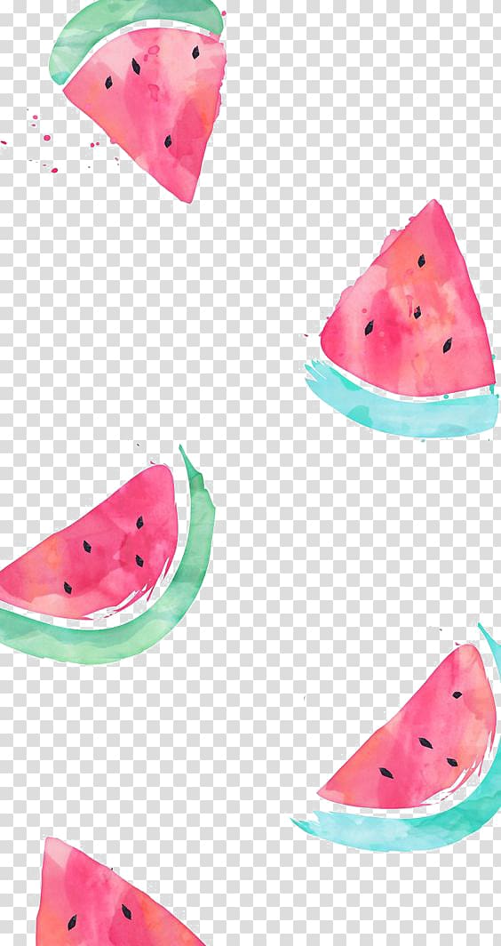 slice of watermelons, iPhone 6 Plus iPhone 5c , watermelon transparent background PNG clipart