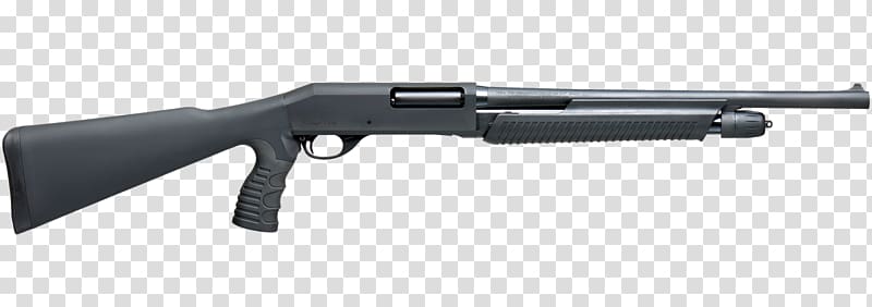 20-gauge shotgun Pistol grip Firearm, pump shotgun transparent background PNG clipart