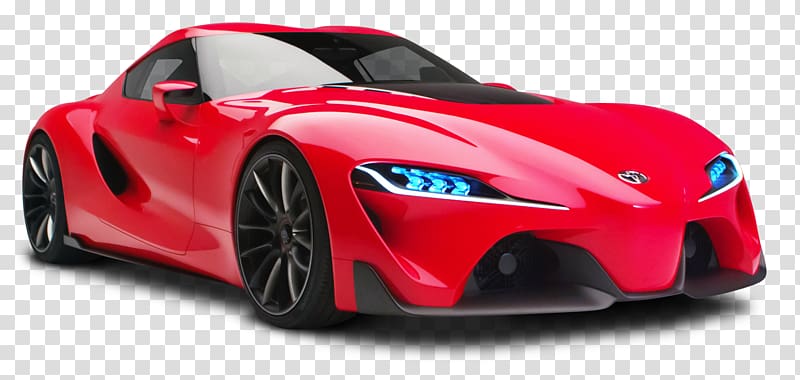 red Toyota FT-1, Sports car Toyota FT-HS North American International Auto Show, Red Toyota FT1 Sports Car transparent background PNG clipart