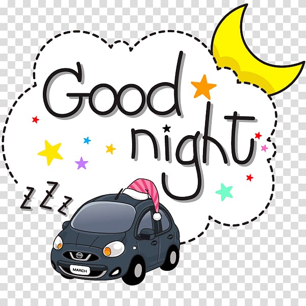 goodnight car transparent background PNG clipart