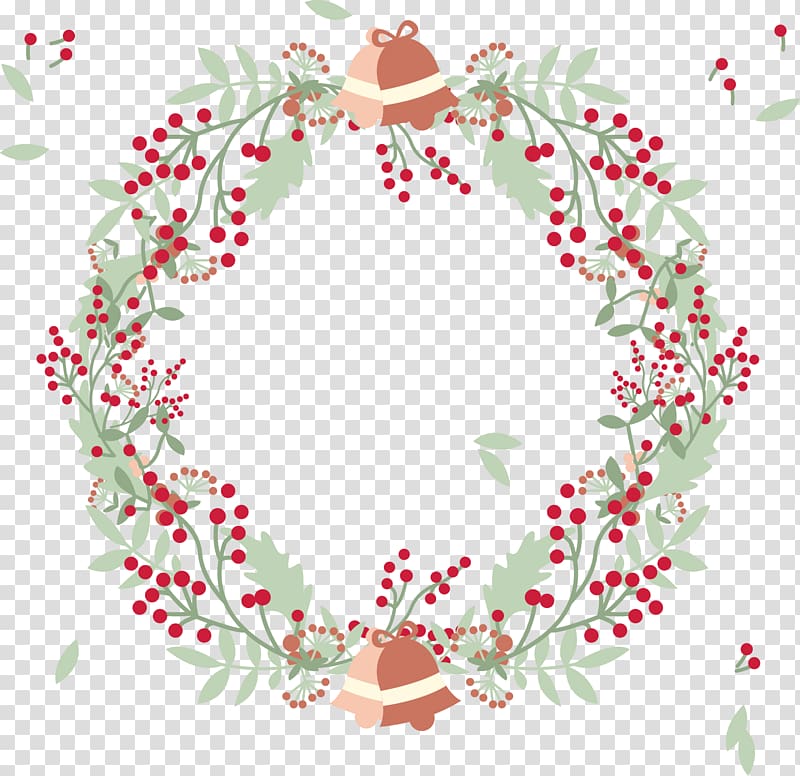 Wreath Twig Designer Christmas Pattern, Bridal bouquet transparent background PNG clipart