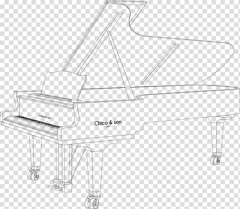 Structure White Black Pattern, piano transparent background PNG clipart