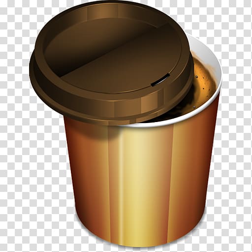 coffee paper cup , lid cylinder cup, Coffee 2 transparent background PNG clipart