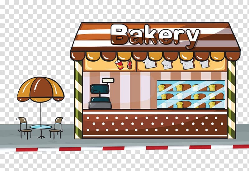 Bakery illustration, Bakery Cake , Breakfast shop transparent background PNG clipart