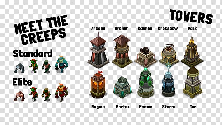 Free Archer Towers Pixel Art for Tower Defense 