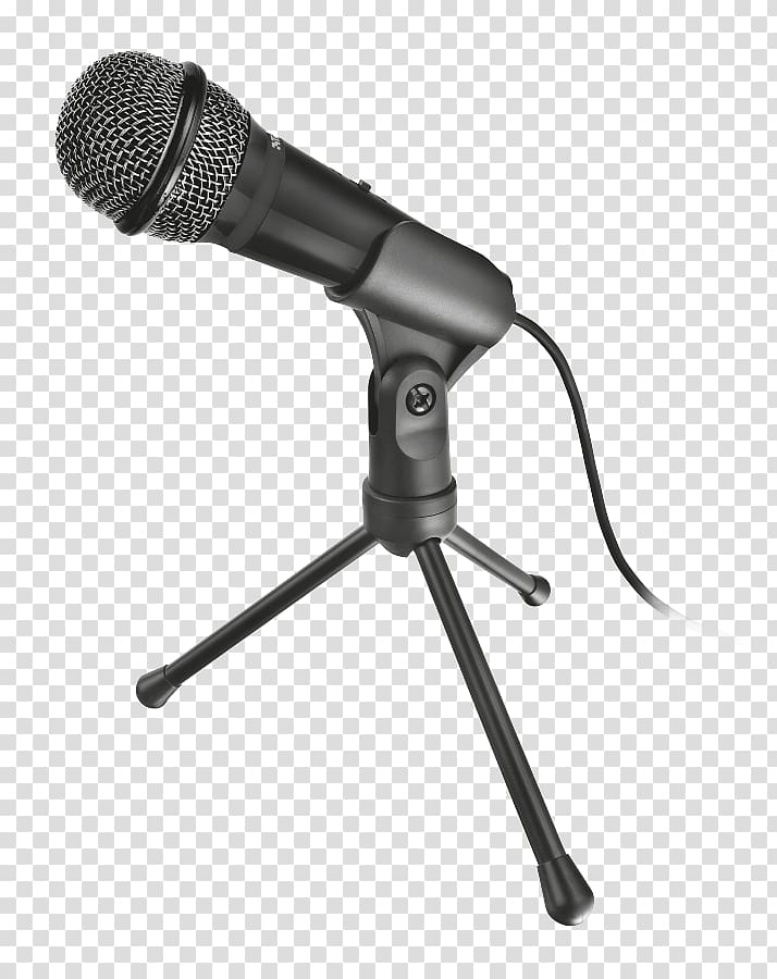 Microphone Stands Trust Starzz PC microphone Trust GXT 210 Corded Stand Audio, microphone transparent background PNG clipart