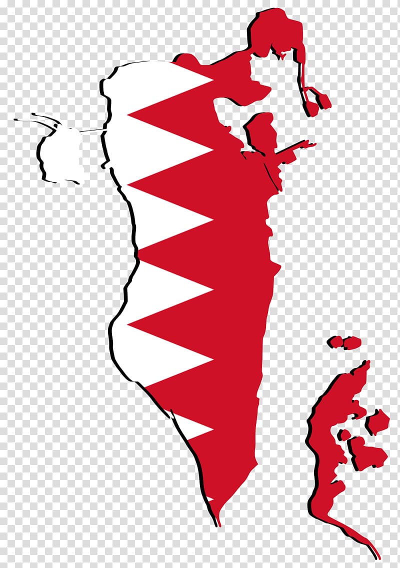 Flag of Bahrain Map , Flag transparent background PNG clipart