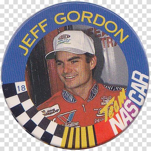 Jeff Gordon Milk caps Auto racing NASCAR Star Wars, 1994 disney dollars transparent background PNG clipart
