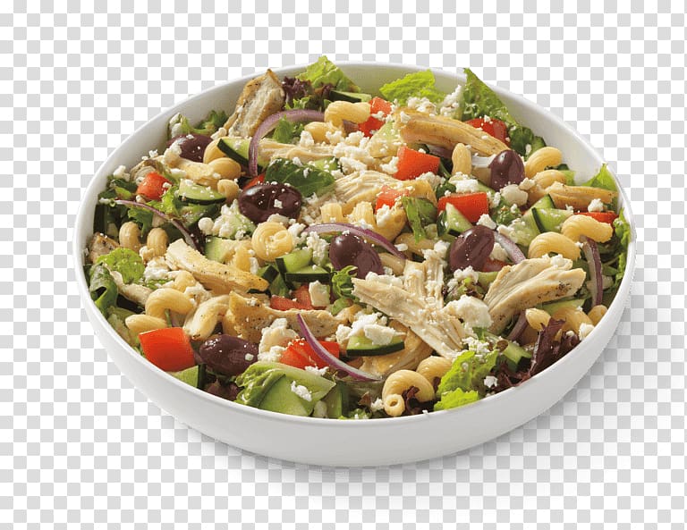 Caesar salad Greek salad Vinaigrette Pasta, Chicken Noodles transparent background PNG clipart