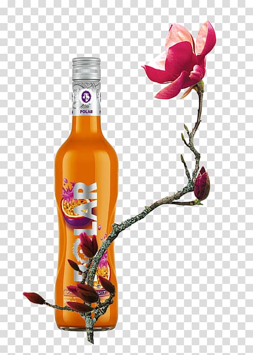 Liqueur Down In The Garden Glass bottle Book Calendar, Beer branch flower decoration transparent background PNG clipart