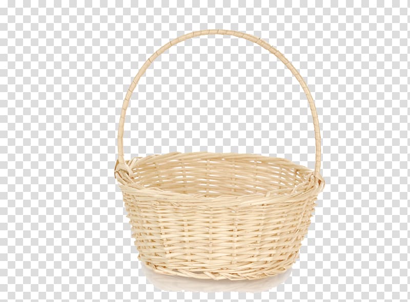 brown woven basket, Wicker Material Basket, Empty Easter Basket transparent background PNG clipart
