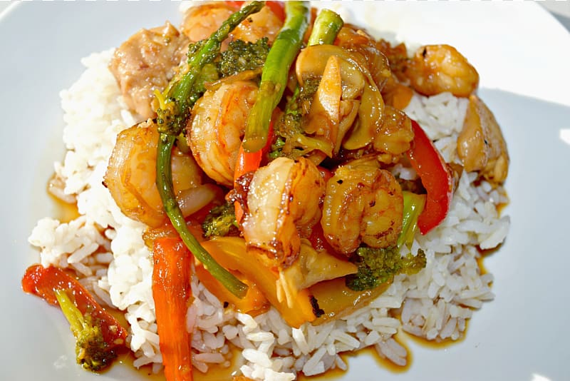 Asian cuisine Sweet and sour Thai cuisine Thai fried rice Stir frying, shrimps transparent background PNG clipart