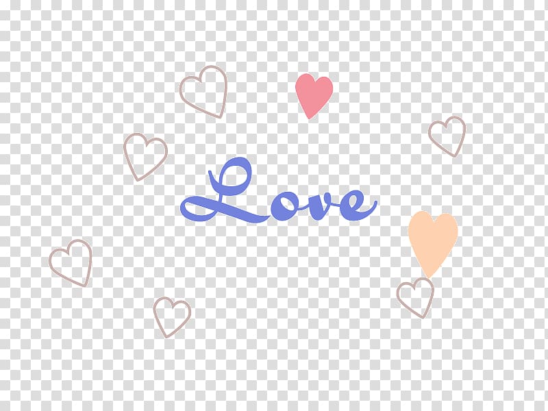 Love Heart Wedding Cartoon material transparent background PNG clipart