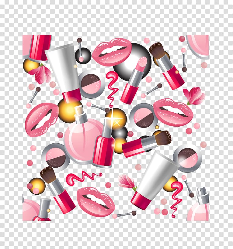 Cosmetics Lipstick Make-up Eye Shadow, Beauty Free transparent background PNG clipart