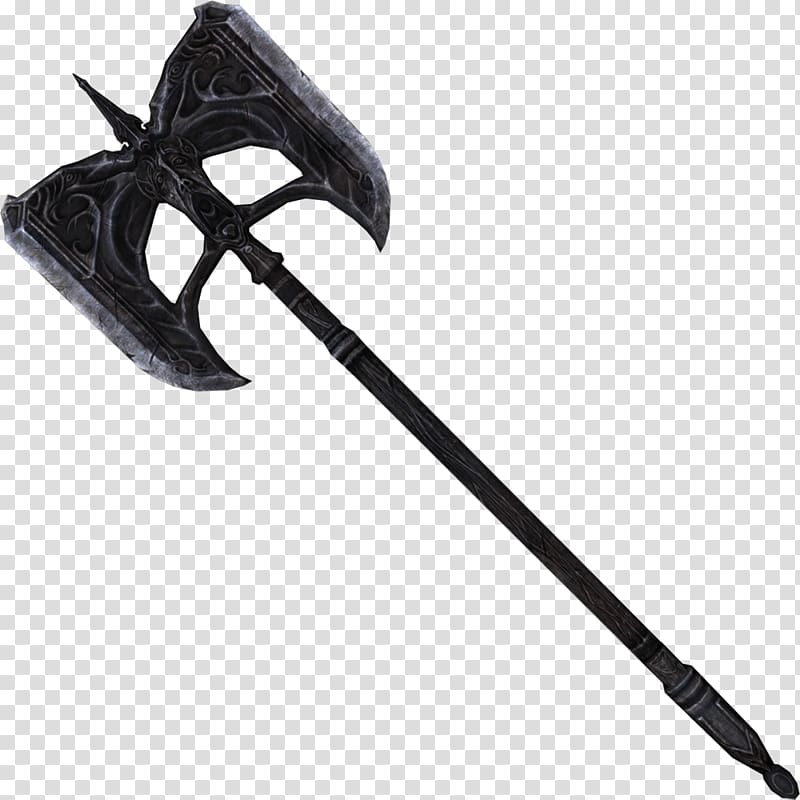 Axe The Elder Scrolls V: Skyrim – Dawnguard The Elder Scrolls Online Oblivion Weapon, Axe transparent background PNG clipart