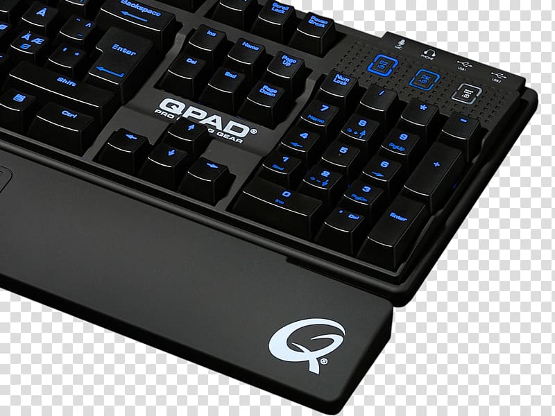 Computer keyboard Touchpad QPAD MK-80 Gaming keypad QH-90 Pro Gaming Headset schwarz Nintendo DS, Wasd transparent background PNG clipart