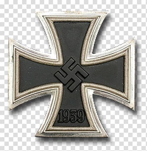 Nazi Germany Knight\'s Cross of the Iron Cross Крест Oak leaf cluster, medal transparent background PNG clipart