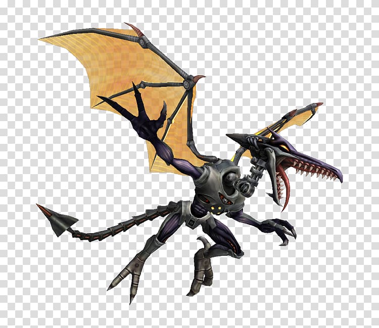 Super Smash Bros. Brawl Metroid Wii Ridley Dragon, Ridley's Cycle transparent background PNG clipart