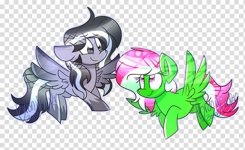 Pony Commission Work of art, fly together transparent background PNG clipart