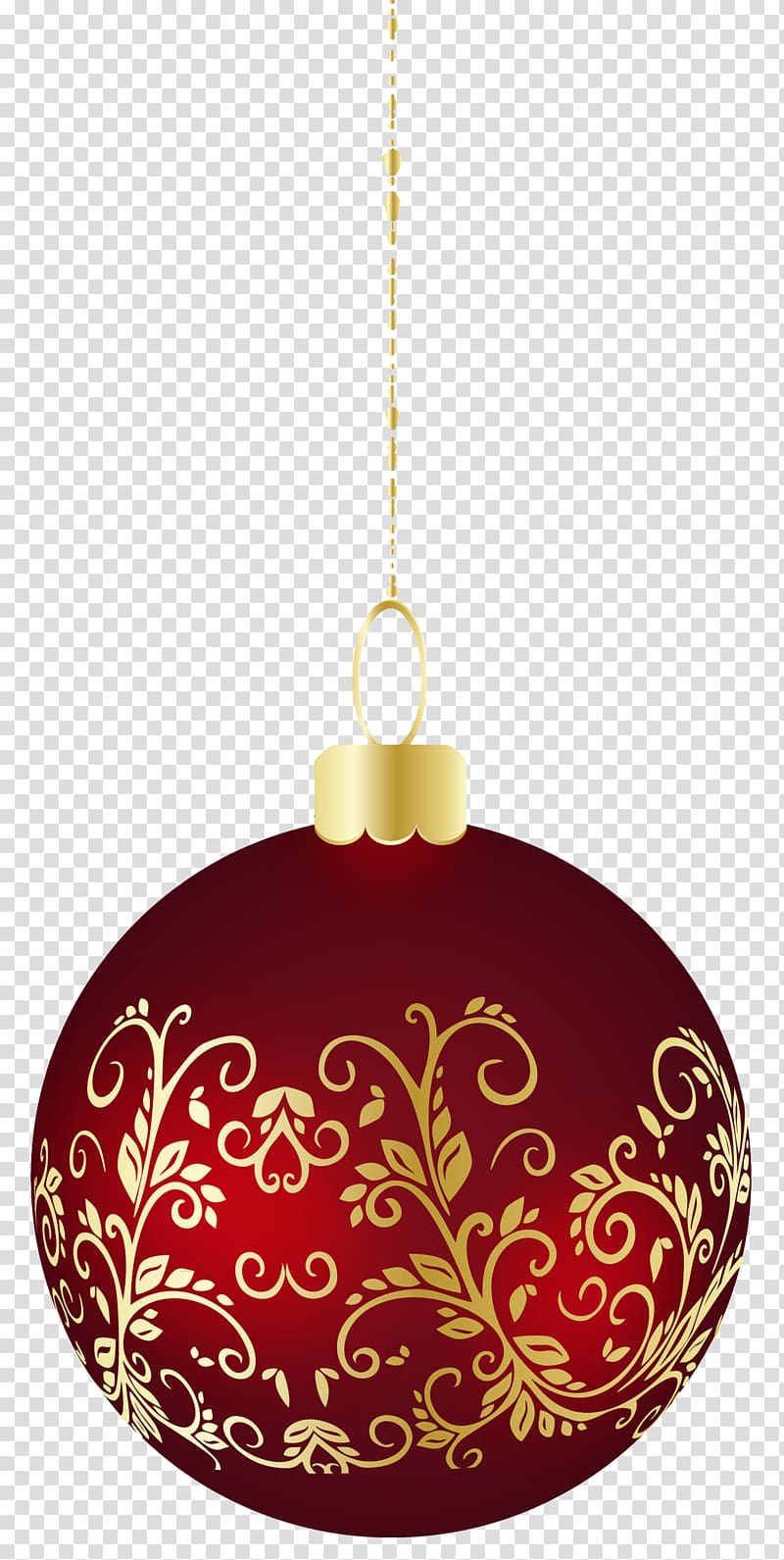 Christmas ornament Christmas decoration Ball, Christmas Ball transparent background PNG clipart
