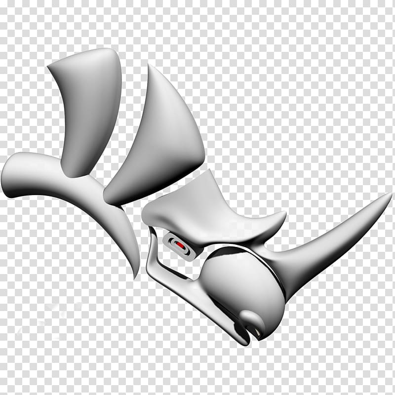 Rhinoceros 3D V-Ray Logo 3D computer graphics, design transparent background PNG clipart