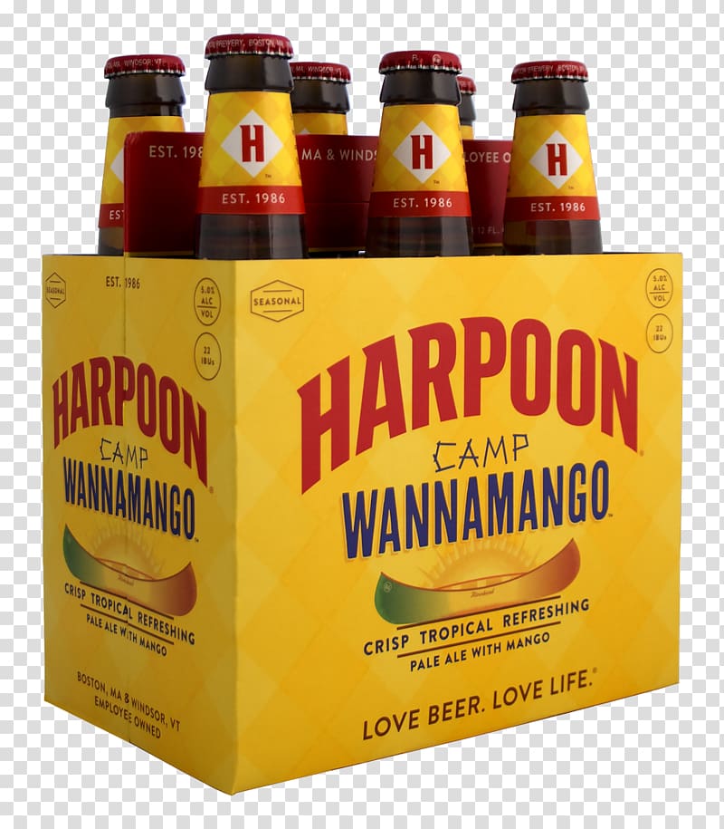 Seasonal beer Harpoon Brewery Harpoon IPA Beer bottle, beer transparent background PNG clipart