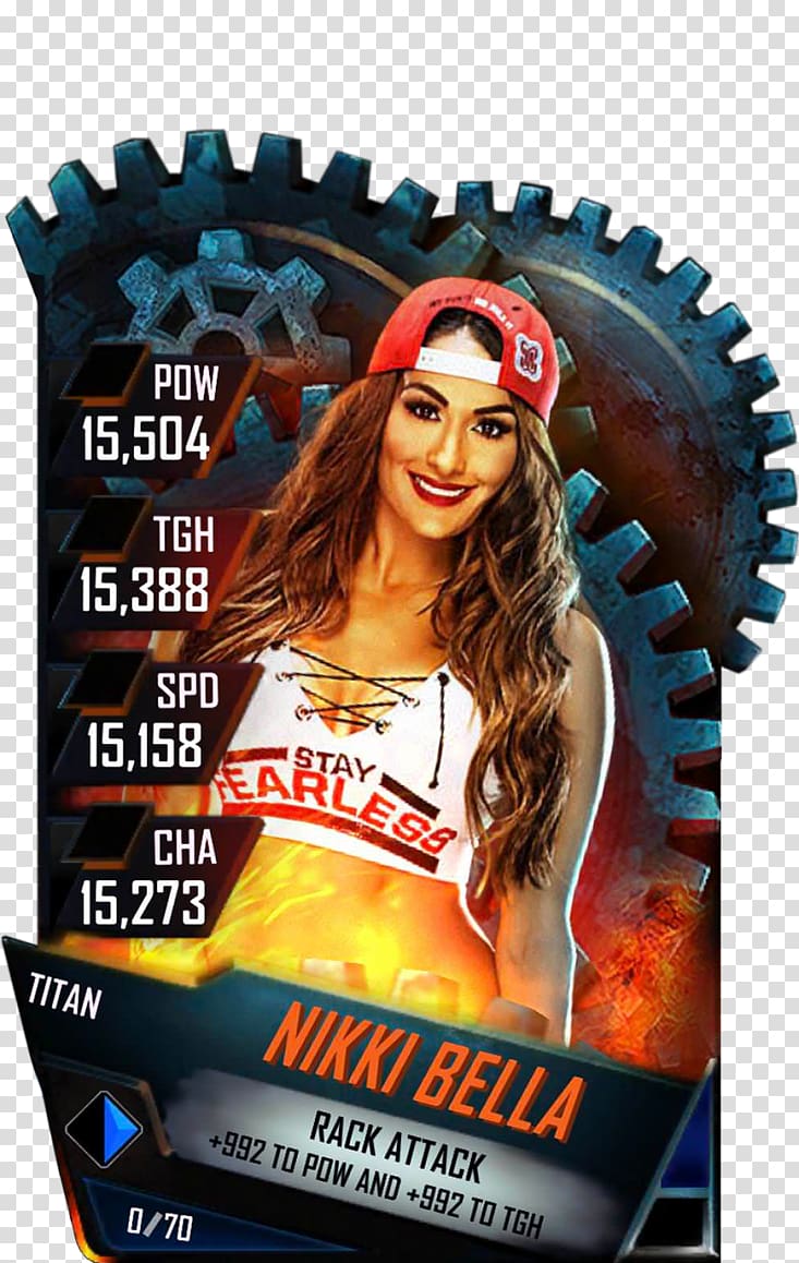 Carmella WWE SuperCard WrestleMania 33 WWE 2K18 WrestleMania 34, wwe transparent background PNG clipart