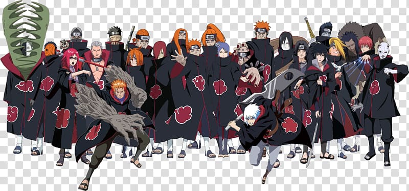 Konan Pain Akatsuki Deidara Karin, naruto transparent background PNG clipart