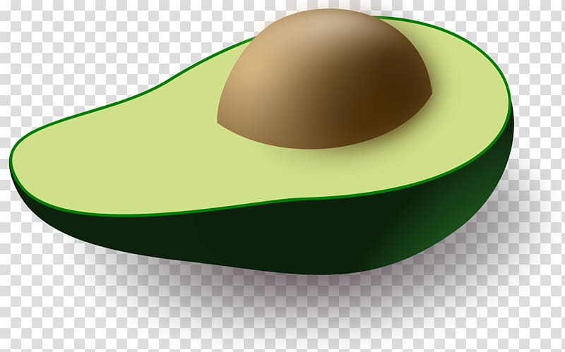 Avocado transparent background PNG clipart