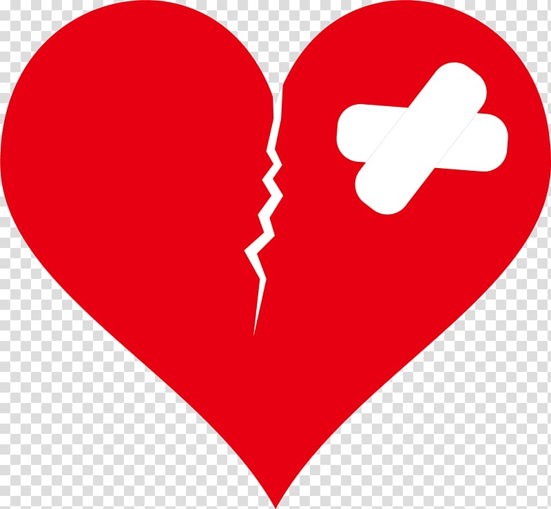 Heart Valentine\'s Day , Injured heart transparent background PNG clipart
