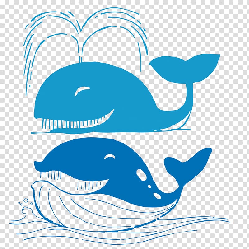 Dolphin Whale, Sprinkler whale transparent background PNG clipart