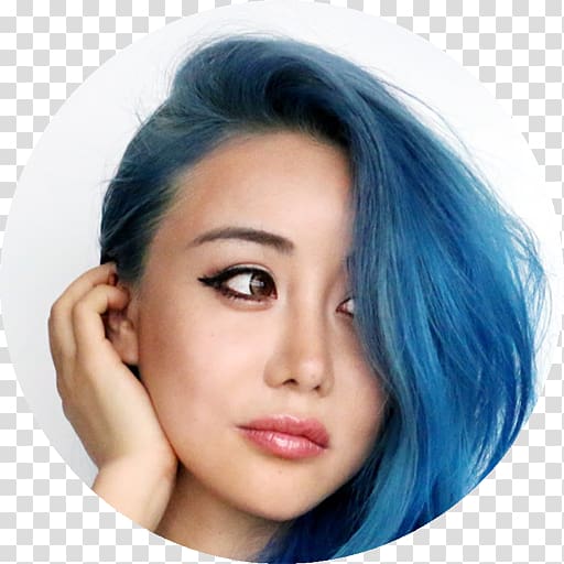 Wengie Hair coloring Blue hair Hairstyle, hair transparent background PNG clipart