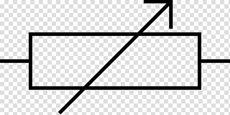 Electronic symbol Electronic circuit Resistor Potentiometer Electrical network, symbol transparent background PNG clipart