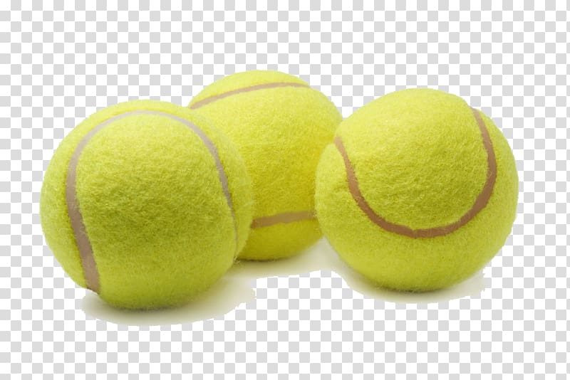 three yellow tennis balls, Tennis ball, tennis transparent background PNG clipart