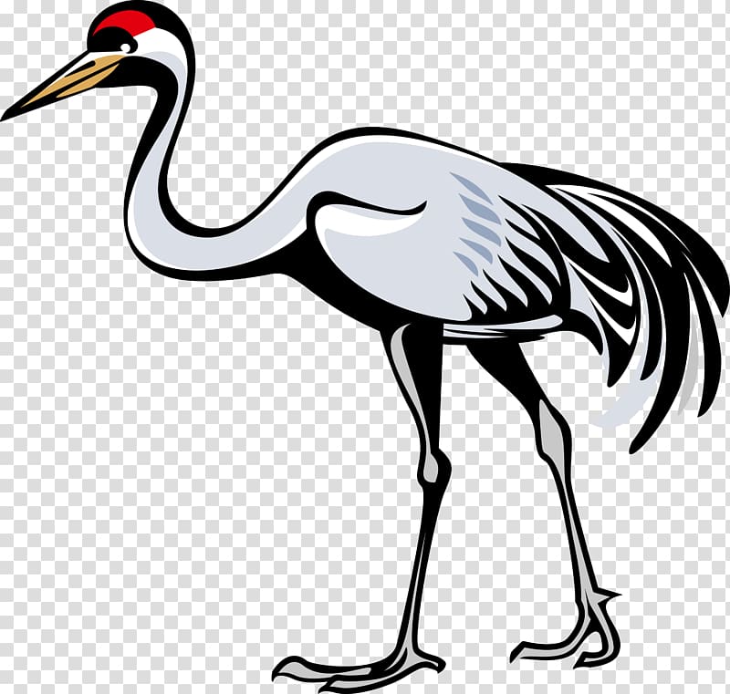 Crane Bird Heraldry Symbol, crane transparent background PNG clipart