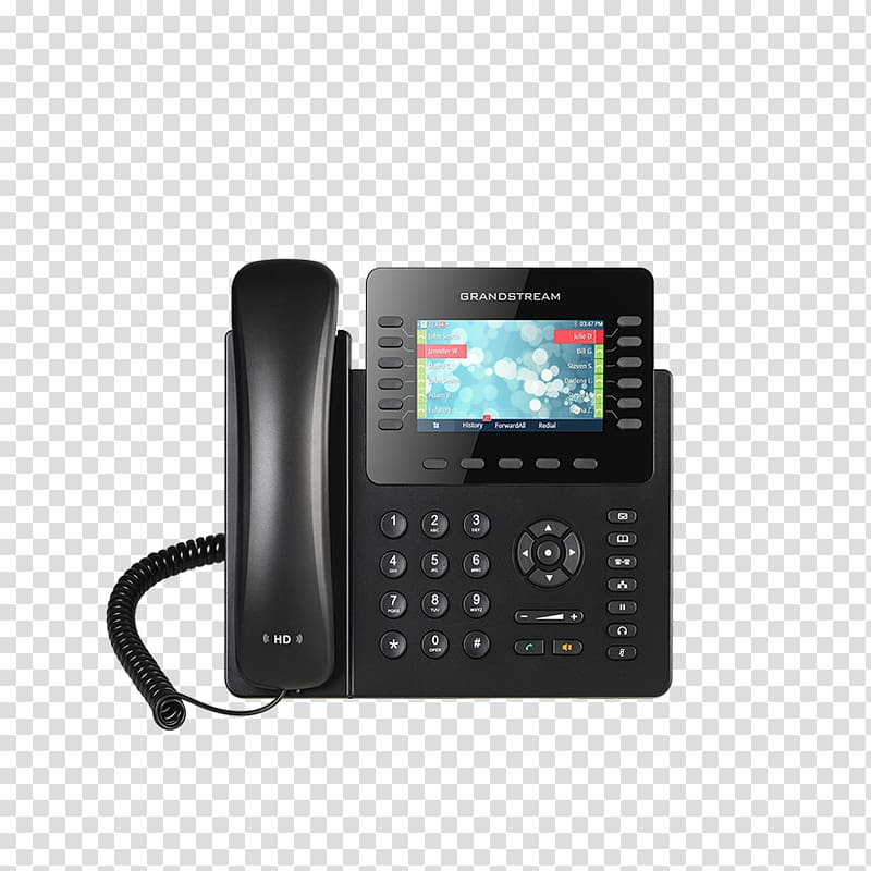 VoIP phone Grandstream Networks Grandstream GXP1625 Voice over IP Telephone, phone cable transparent background PNG clipart