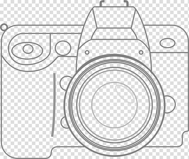 Vector Sketch Reflex Camera With Lens On White Background Royalty Free SVG  Cliparts Vectors And Stock Illustration Image 63194309
