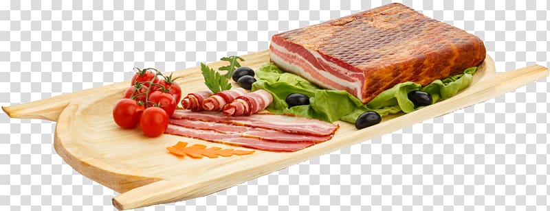 Ham Salami Bacon Tyrolean Speck Toast, bacon transparent background PNG clipart