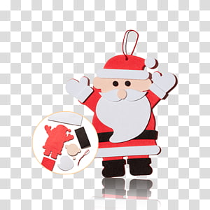 Santa Claus Christmas ornament, santa claus transparent background PNG clipart thumbnail